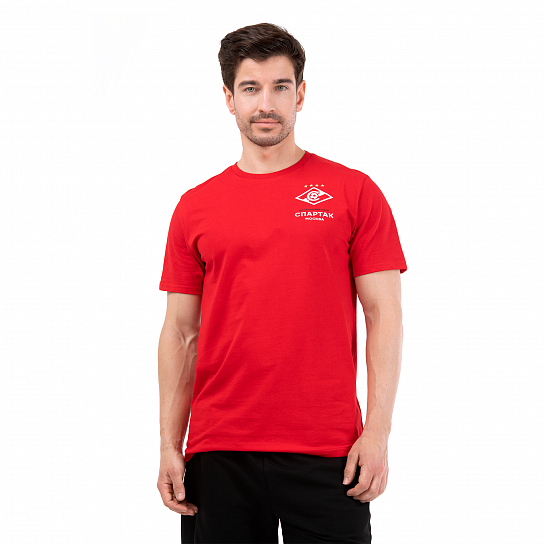 T-shirt red with FC Spartak logo