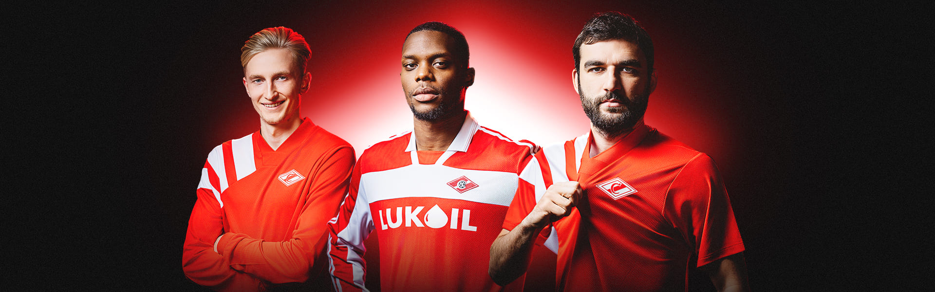 Spartak Moscow Home camisa de futebol 2019 - 2020. Sponsored by Lukoil